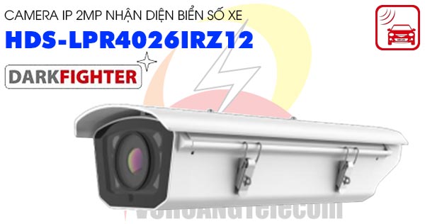 Camera IP nhận diện biển số xe HDParagon HDS-LPR4026IRZ12