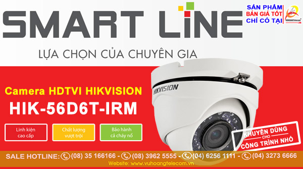 Camera Smart Line Hikvision HIK-56D6T-IRM