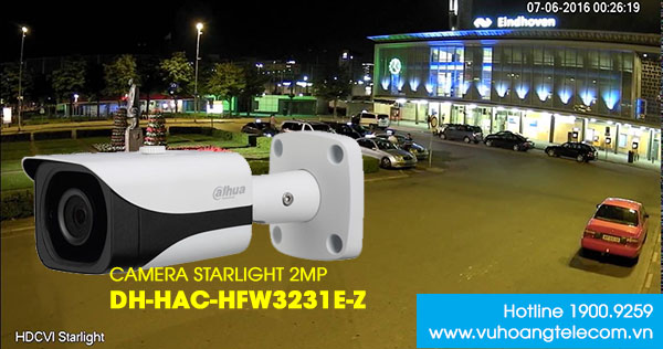 Camera HDCVI Starlight Dahua DH-HAC-HFW3231E-Z