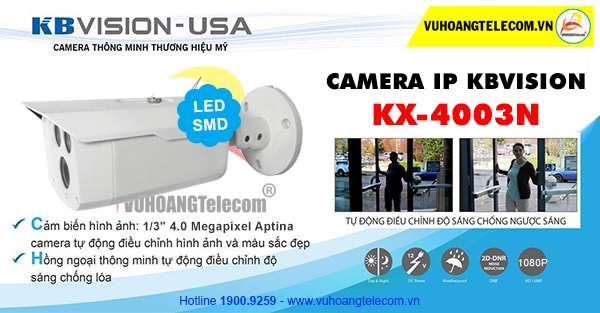 Camera IP Kbvision KX-4003N